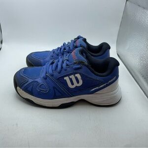 Wilson Rush Pro boys Blue tennis sneakers size 11